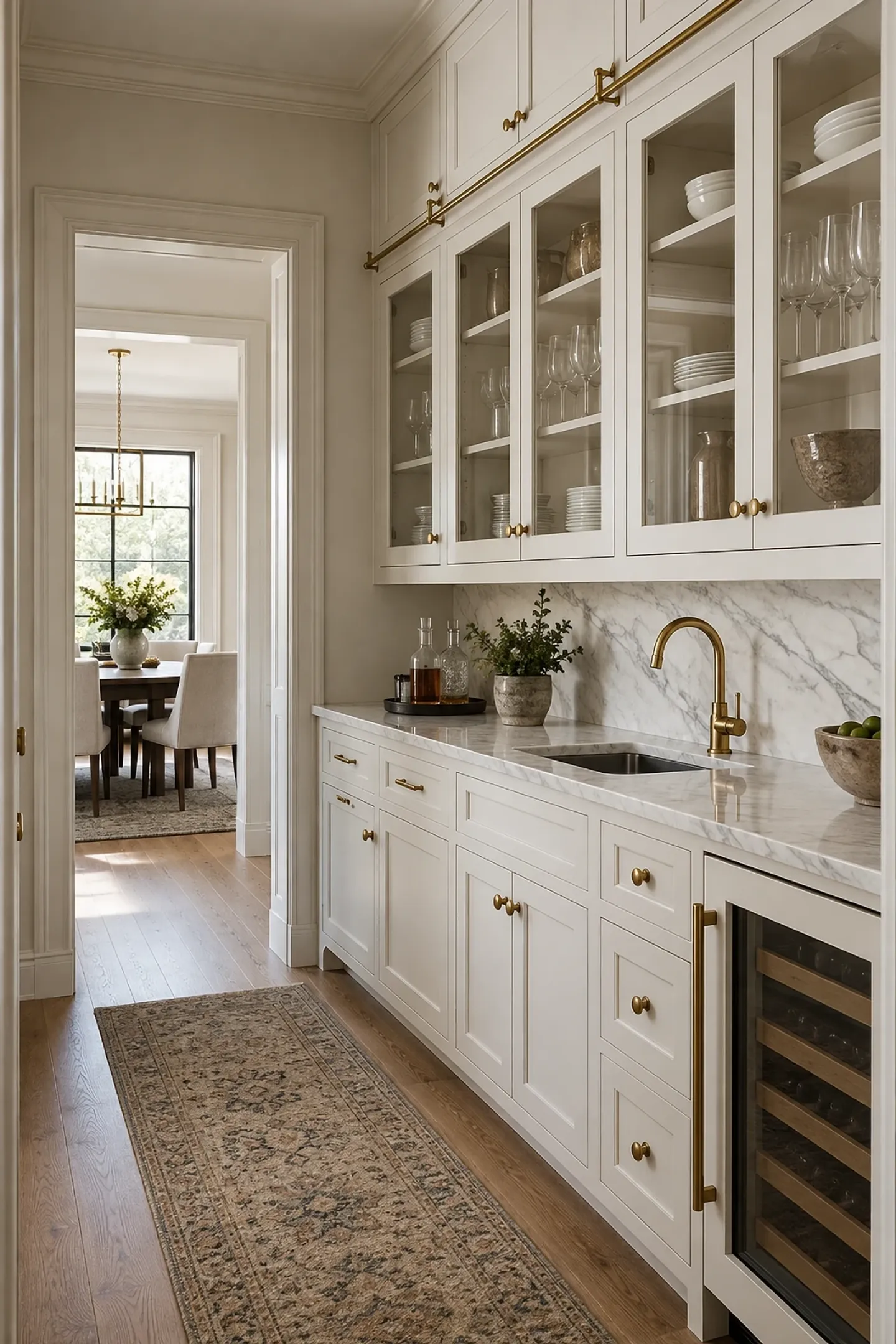 White butler's pantry